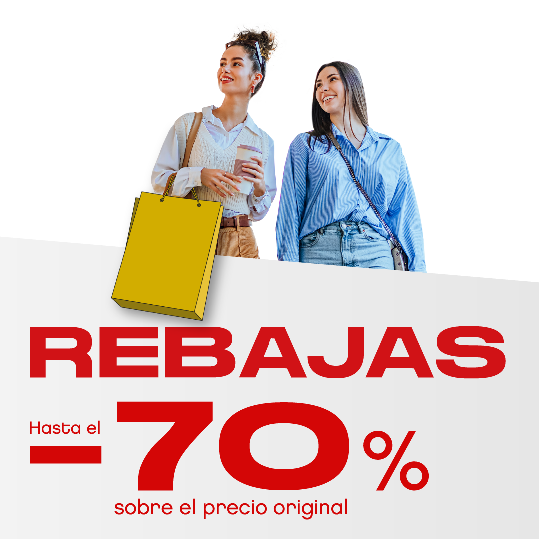 Pareja de chicas de compras de rebajas