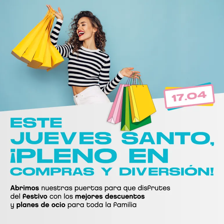 Chica con bolsas de compras