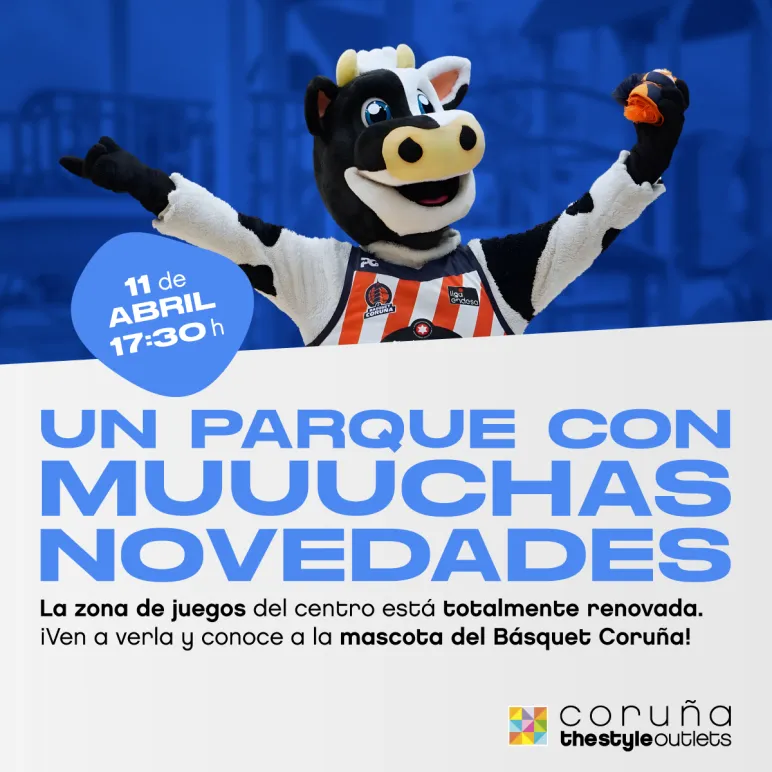 mascota comunicando apertura parque infantil